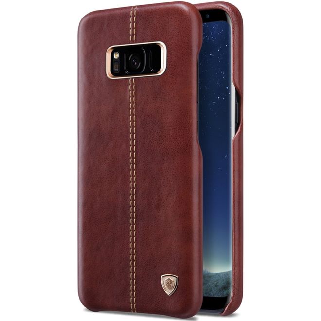 Nillkin - Samsung Galaxy S8 Plus Handy Hülle - Case aus Leder/Plastik - Englon Series - braun