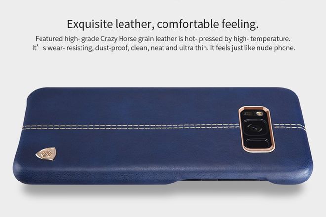 Nillkin - Samsung Galaxy S8 Plus Handy Hülle - Case aus Leder/Plastik - Englon Series - braun