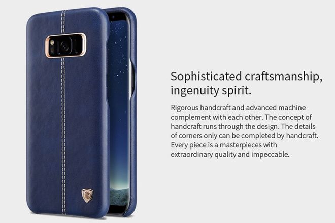 Nillkin - Samsung Galaxy S8 Plus Handy Hülle - Case aus Leder/Plastik - Englon Series - braun