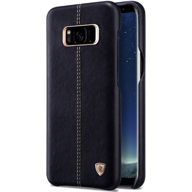Nillkin - Samsung Galaxy S8 Plus Handy Hülle - Case aus Leder/Plastik - Englon Series - schwarz