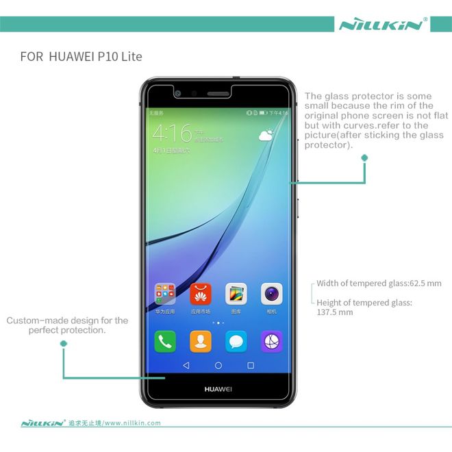 Nillkin - Huawei P10 Lite Schutzglas - Amazing H+PRO - 0.2mm dick