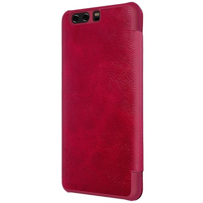 Nillkin - Handyhülle für Huawei P10 Plus - Leder Hülle - Qin Series - rot