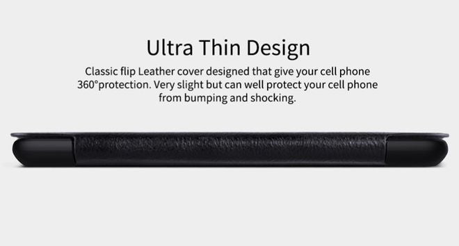 Nillkin - Handyhülle für Huawei P10 Plus - Leder Hülle - Qin Series - rot