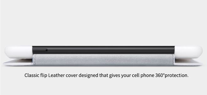 Nillkin - Handyhülle für Huawei P10 Plus - Leder Hülle - Qin Series - rot