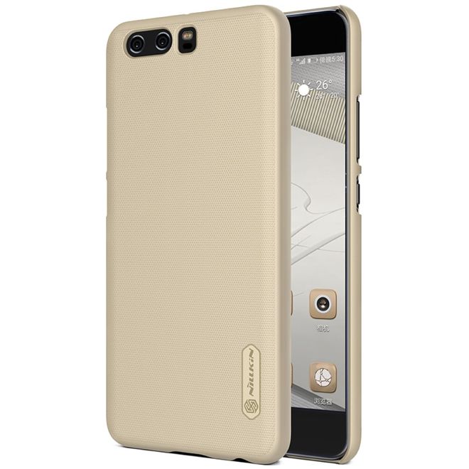 Nillkin - Huawei P10 Plus Hülle - Plastik Case - Super Frosted Shield Series - gold