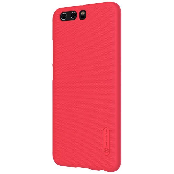 Nillkin - Huawei P10 Plus Hülle - Plastik Case - Super Frosted Shield Series - rot