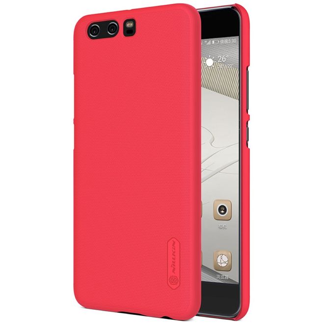Nillkin - Huawei P10 Plus Hülle - Plastik Case - Super Frosted Shield Series - rot