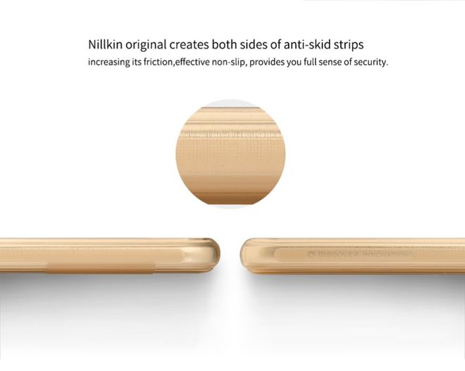 Nillkin - Case für Huawei P8 Lite (2017) - TPU Softcase - Nature Soft Series - grau