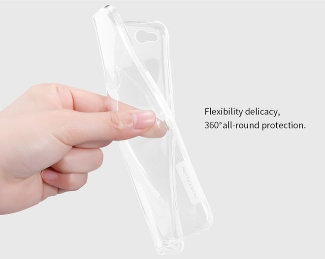 Nillkin - Case für Huawei P8 Lite (2017) - TPU Softcase - Nature Soft Series - grau