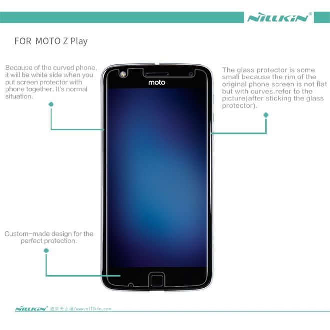 Nillkin - Motorola Moto Z Play Schutzfolie - Super Clear Series