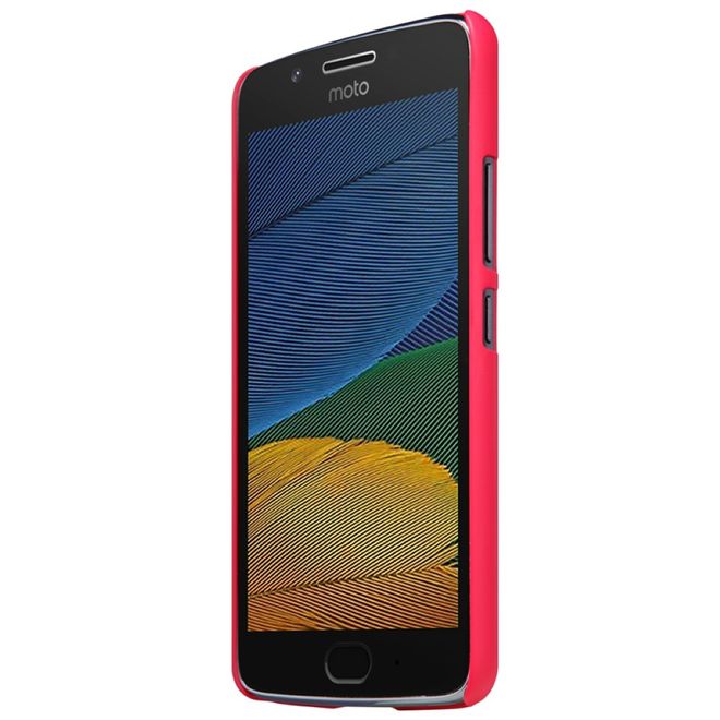 Nillkin - Motorola Moto G5 Hülle - Plastik Case - Super Frosted Shield Series - rot