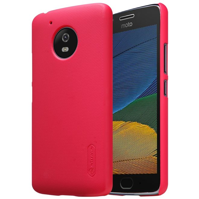 Nillkin - Motorola Moto G5 Hülle - Plastik Case - Super Frosted Shield Series - rot