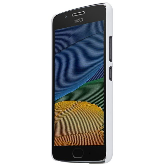 Nillkin - Motorola Moto G5 Hülle - Plastik Case - Super Frosted Shield Series - weiss