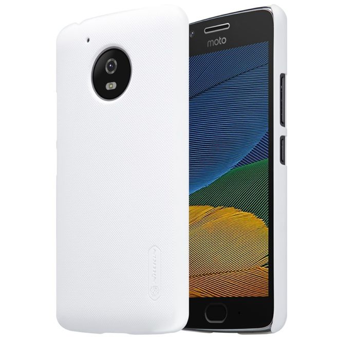 Nillkin - Motorola Moto G5 Hülle - Plastik Case - Super Frosted Shield Series - weiss