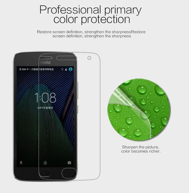 Nillkin - Motorola Moto G5 Plus Schutzfolie - Super Clear Series