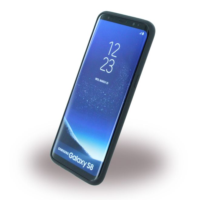 Guess - Samsung Galaxy S8 Handyhülle - Cover aus Hartplastik - IriDescent - GUHCS8IGLBK - schwarz