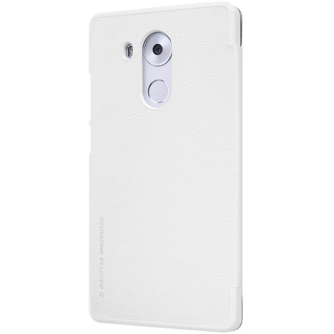 Nillkin - Handyhülle für Huawei Mate 8 - Leder Hülle - Qin Series - weiss