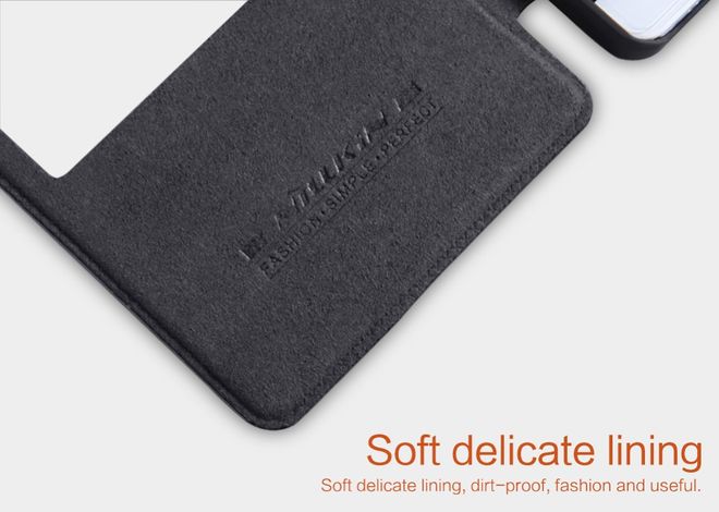 Nillkin - Handyhülle für Huawei Mate 8 - Leder Hülle - Qin Series - weiss