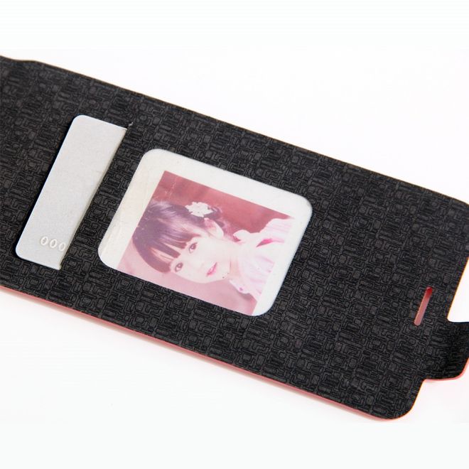 ZTE Blade V8 Mini Handyhülle - Crazy Horse Leder Flip Case - vertikal - pink