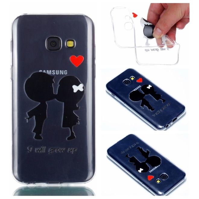 Samsung Galaxy A3 (2017) Handyhülle - SoftTPU Softcase - verknallte Kinder