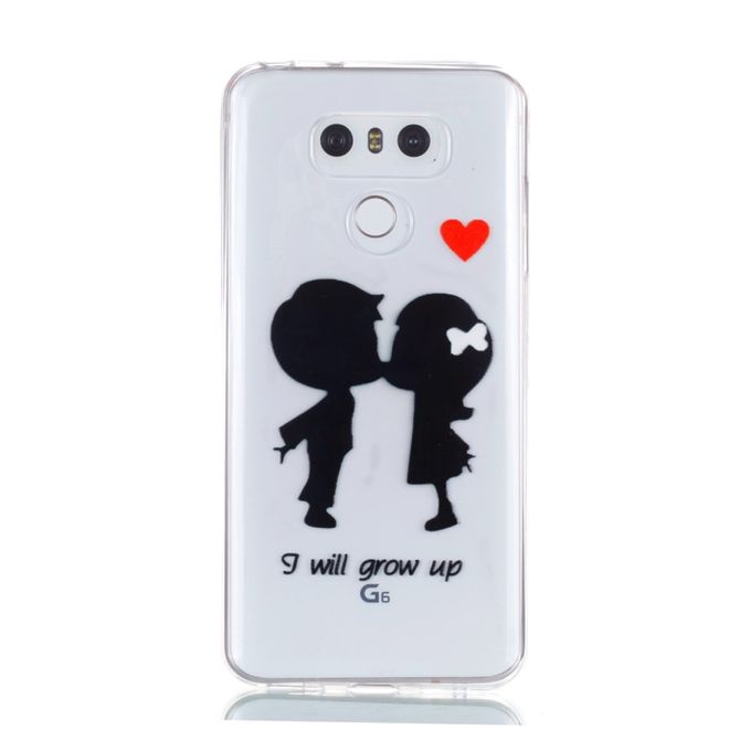 LG G6 Handyhülle - SoftTPU Softcase - verknallte Kinder