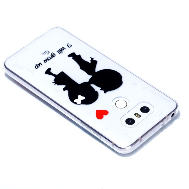 LG G6 Handyhülle - SoftTPU Softcase - verknallte Kinder