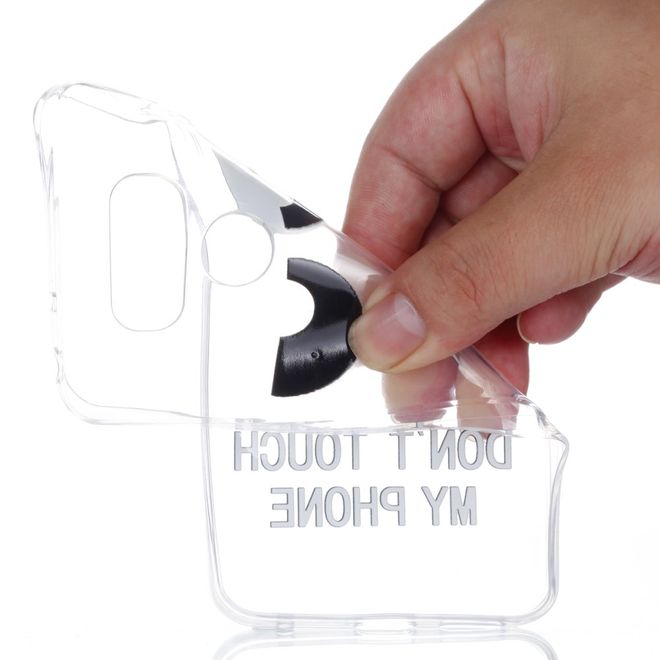 LG G6 Handyhülle - SoftTPU Softcase - Dont Touch my Phone