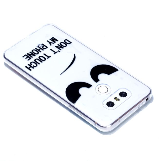 LG G6 Handyhülle - SoftTPU Softcase - Dont Touch my Phone