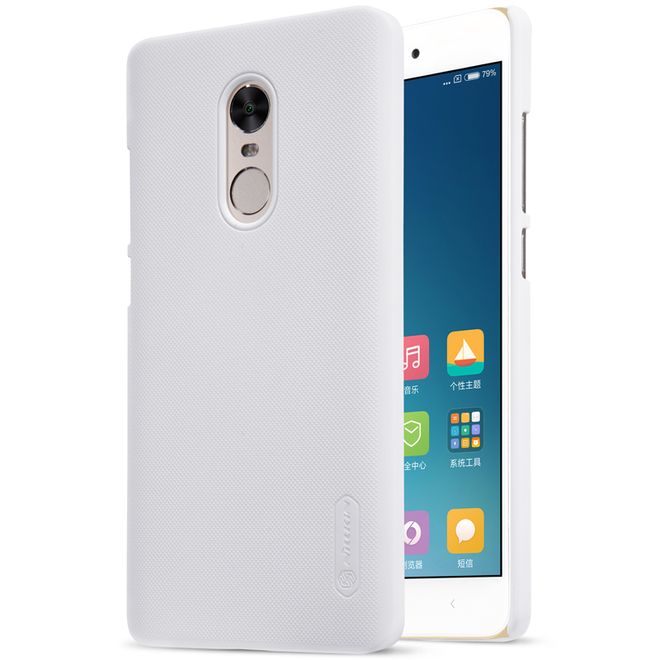 Nillkin - Xiaomi Redmi Note 4X Hülle - Plastik Case - Super Frosted Shield Series - inklusive Schutzfolie - weiss