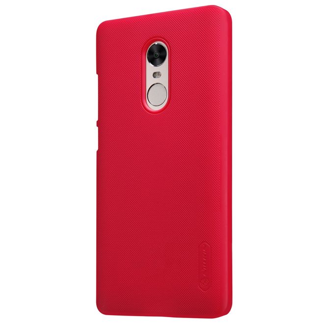 Nillkin - Xiaomi Redmi Note 4X Hülle - Plastik Case - Super Frosted Shield Series - inklusive Schutzfolie - rot