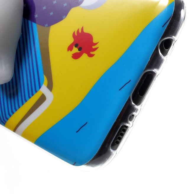 Samsung Galaxy S8 Handyhülle - TPU Softcase - 3D Soft Squishy - Seelöwe auf Liege