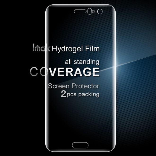 Imak - HTC U11 Schutzfolie - zwei Stück - deckt die gesamte Vorderseite ab  - transparent