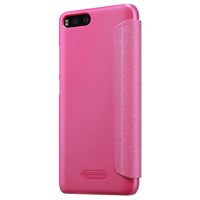 Nillkin - Xiaomi Mi6 Hülle - Funkelndes Leder Case - Sparkle Series - rot