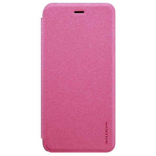Nillkin - Xiaomi Mi6 Hülle - Funkelndes Leder Case - Sparkle Series - rot