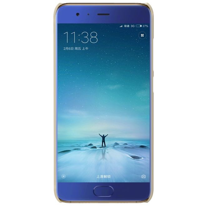Nillkin - Hülle für Xiaomi Mi6 - Plastik Case - Super Frosted Shield Series - gold
