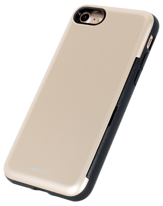 Goospery - iPhone 8 Plus / 7 Plus Case - Hülle aus Plastik - Happy Bumper Series - gold