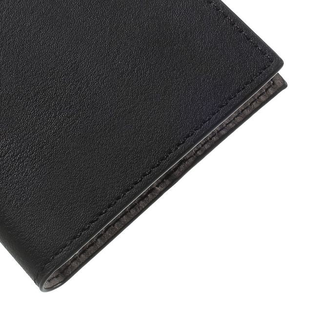 Goospery - Hülle für iPhone XS / X - Kunstleder Case - Romance Diary Series - schwarz