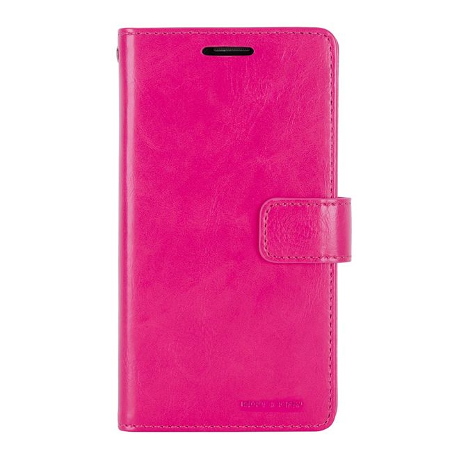 Goospery - iPhone XS / X Handyhülle - Cover aus Leder - Mansoor Diary Series - rosa