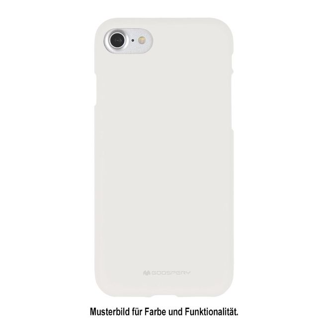 Goospery - iPhone XS / X Handy Cover - TPU Soft Case - SF Jelly Series - weiss