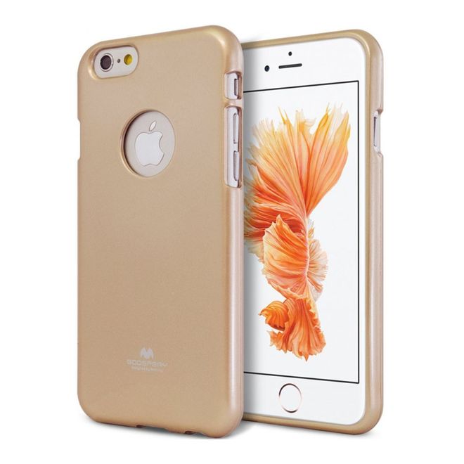 Goospery - Handy Case für Samsung Galaxy J3 (2017) - TPU Softcase - Pearl Jelly Series - gold