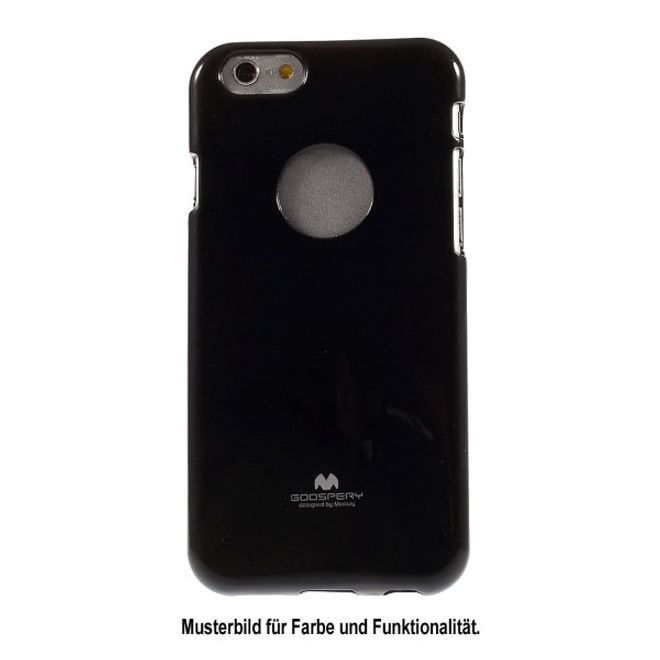 Goospery - Handy Case für Samsung Galaxy J3 (2017) - TPU Softcase - Pearl Jelly Series - schwarz