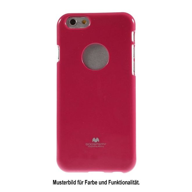 Goospery - Handy Case für Samsung Galaxy J5 (2017) - TPU Softcase - Pearl Jelly Series - rosa