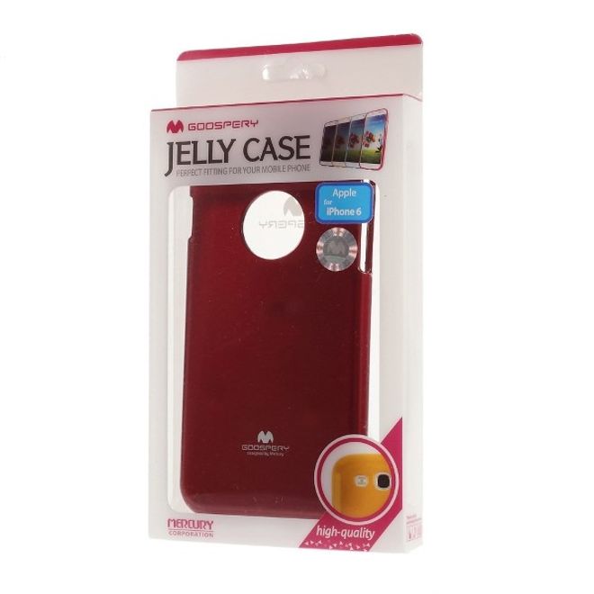 Goospery - Handy Case für Samsung Galaxy J5 (2017) - TPU Softcase - Pearl Jelly Series - rot