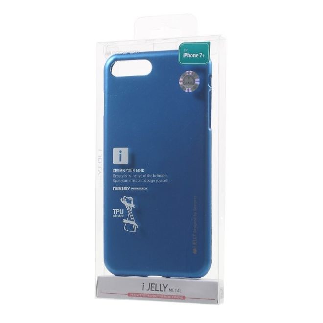 Goospery - Handy Hülle für Samsung Galaxy J5 (2017) - TPU Soft Case - i Jelly Metal Series - blau