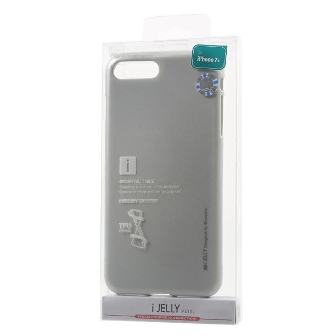 Goospery - Handy Hülle für Samsung Galaxy J5 (2017) - TPU Soft Case - i Jelly Metal Series - silber