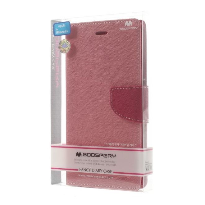 Goospery - Samsung Galaxy J7 (2017) Hülle - Handy Bookcover - Fancy Diary Series - rosa/pink
