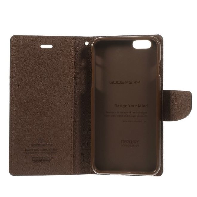 Goospery - Samsung Galaxy J7 (2017) Hülle - Handy Bookcover - Fancy Diary Series - schwarz/braun