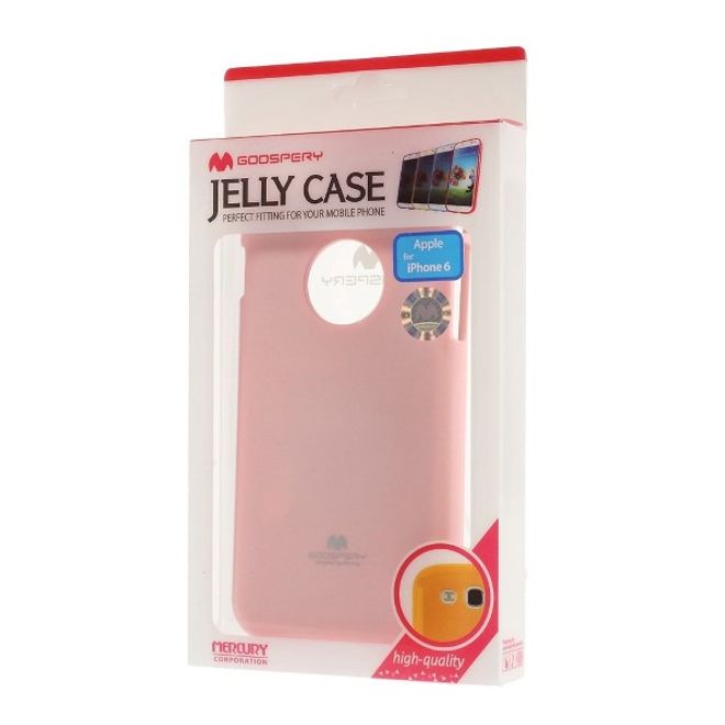 Goospery - Handy Case für Samsung Galaxy J7 (2017) - TPU Softcase - Pearl Jelly Series - pink