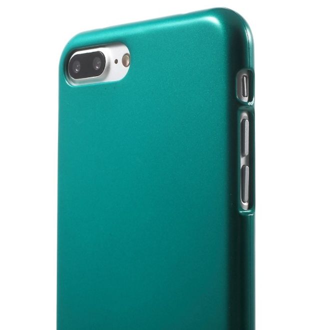 Goospery - Samsung Galaxy J7 (2017) Handy Hülle - TPU Soft Case - i Jelly Metal Series - grün