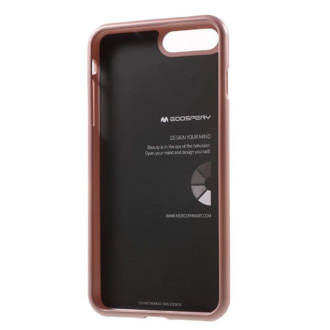 Goospery - Samsung Galaxy J7 (2017) Handy Hülle - TPU Soft Case - i Jelly Metal Series - rosegold